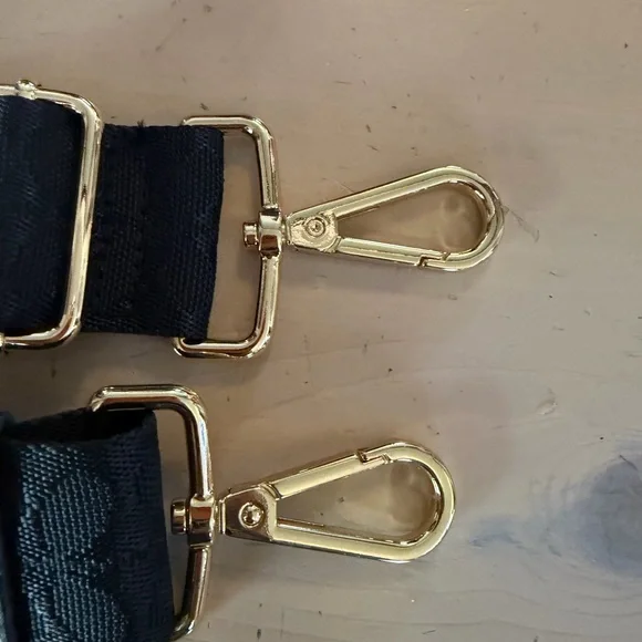 Orla Kiely Black Crossbody Bag Strap - Picture 4 of 4